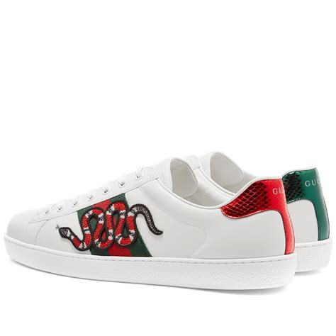 gucci ace sneakers snake